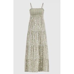 No Boundaries Crochet Lace Maxi Dress Sz XL Prairie Boho Peasant
